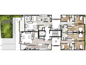 پلان طبقه 5 الهیه نیکان